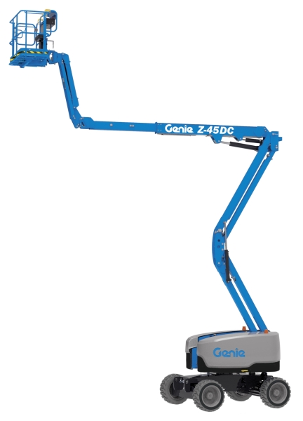 Piattaforma a braccio articolato elettrica Genie Z-45 DC